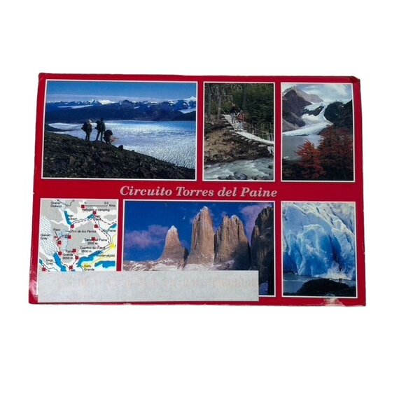 Vintage Postcard Circuito Torres del Pain Scenic View Chile u 1992 - Picture 1 of 3